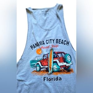 Womens large cut off tank NWOT